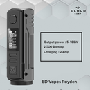 BD VAPE RAYDEN 100 MOD